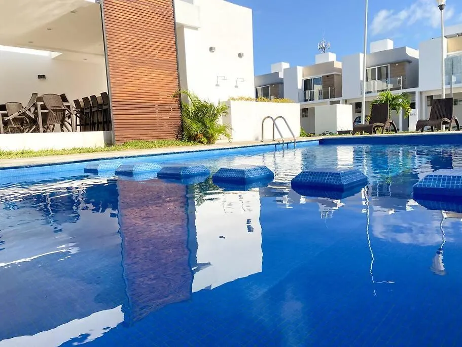 3Br Beautiful House With Pool Close To The Beach! Villa Cancun 0*,